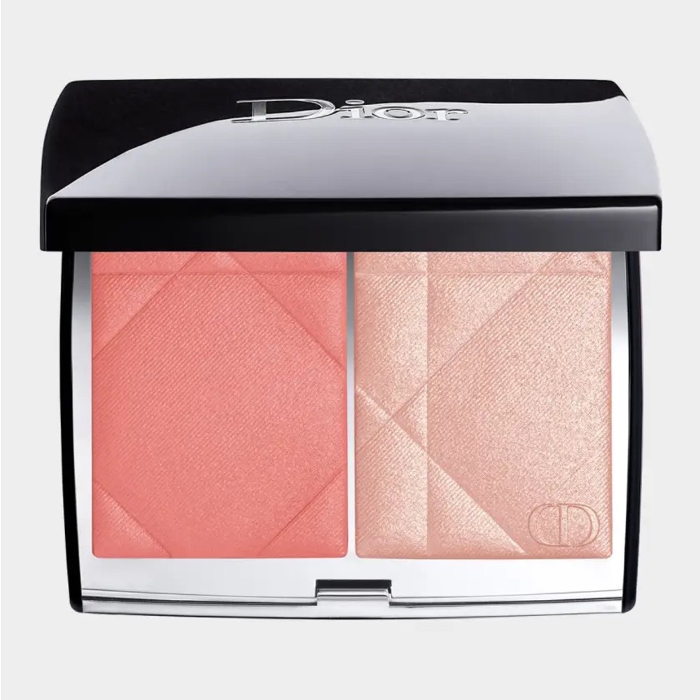 Dior Rouge Blush & Glow | Blush and Highlighter Compact - 257 Dioriviera